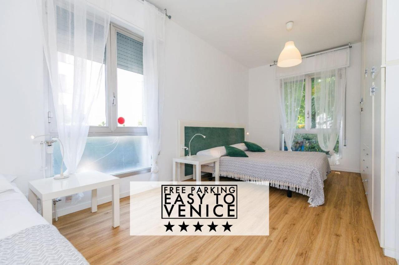 Hapton House Elite2 Comodo - Free Park - Accesso Easy A Venezia Apartment Mestre Luaran gambar